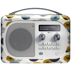 Pure Evoke D4 Mio DAB/FM Bluetooth Radio, Sanderson Print Danilion